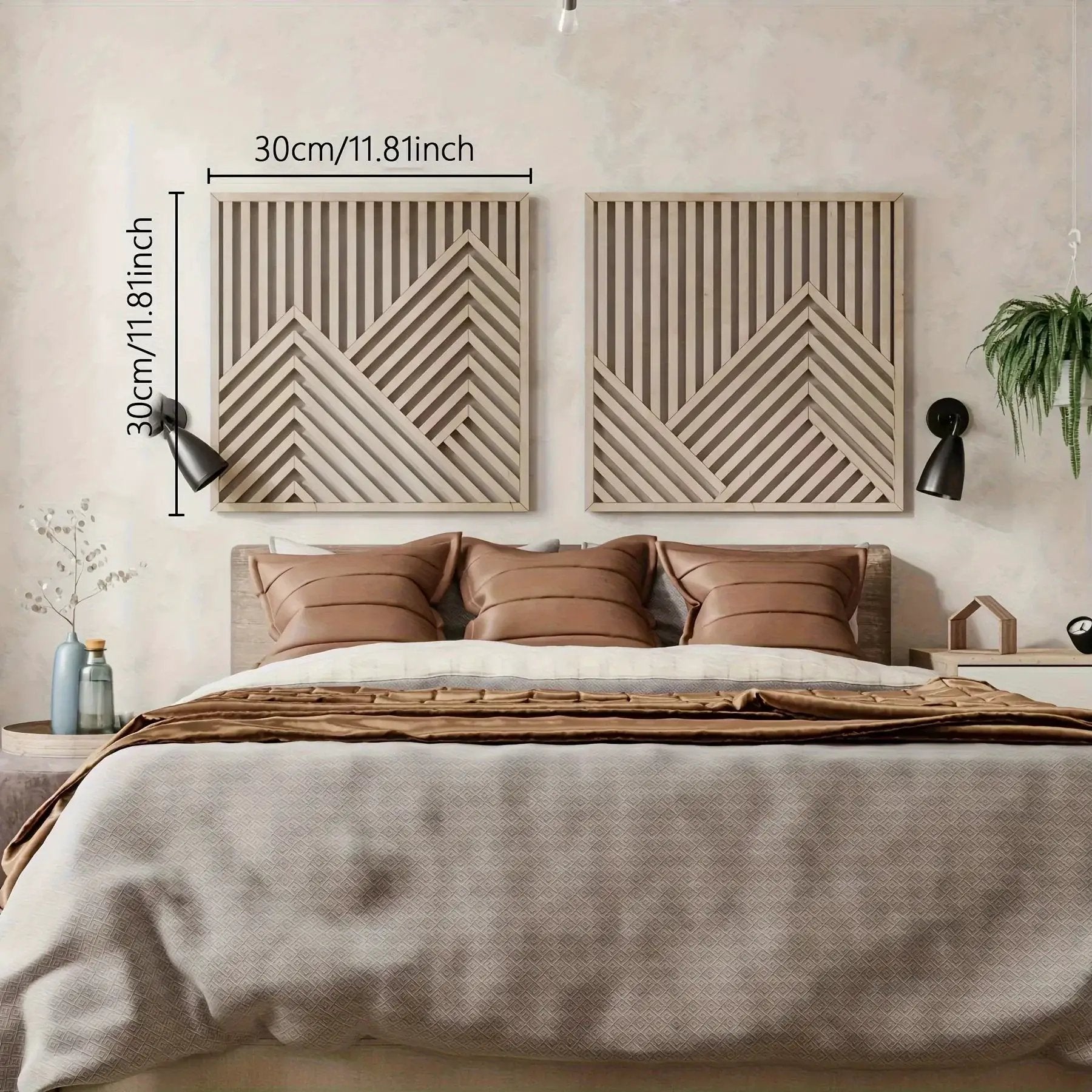 Wall Art - Vintage Wood Nature Theme by House Of Avana