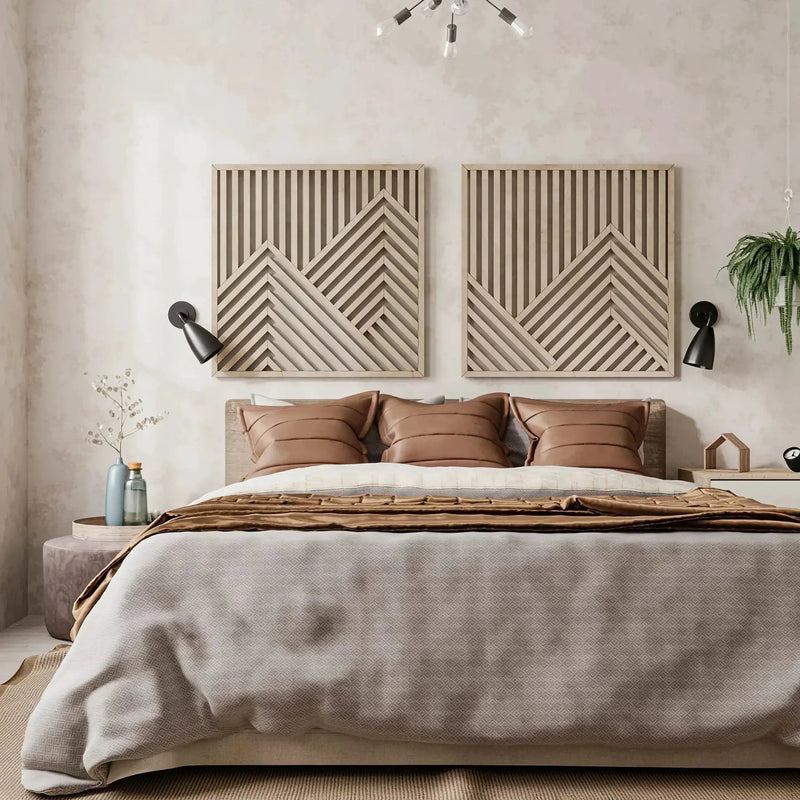 Wall Art - Vintage Wood Nature Theme by House Of Avana