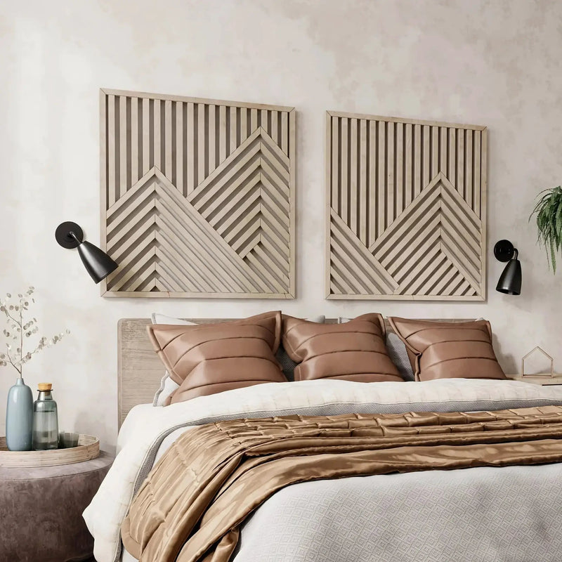 Wall Art - Vintage Wood Nature Theme by House Of Avana