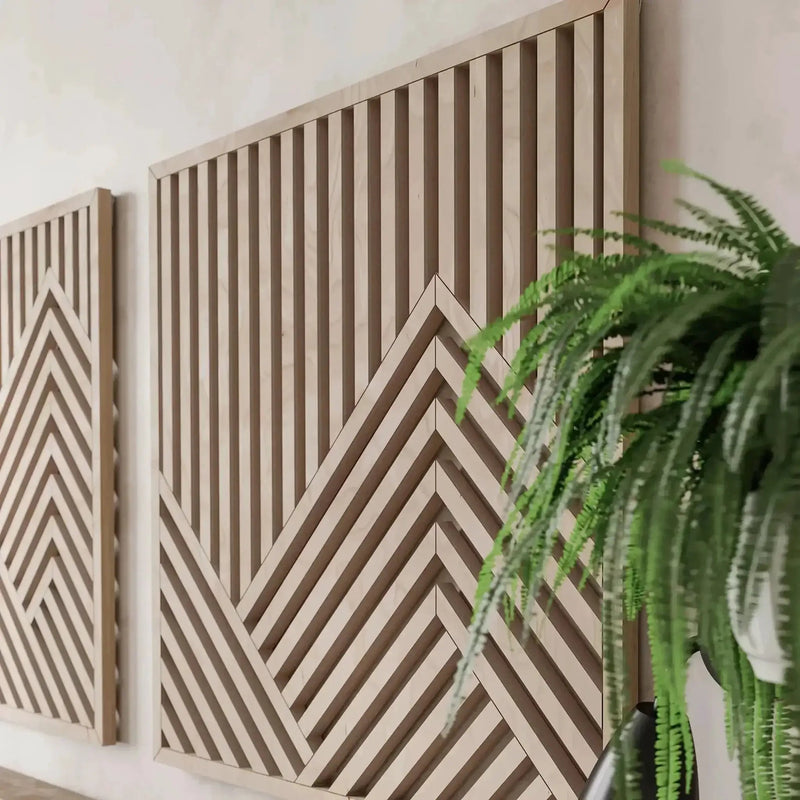 Wall Art - Vintage Wood Nature Theme by House Of Avana