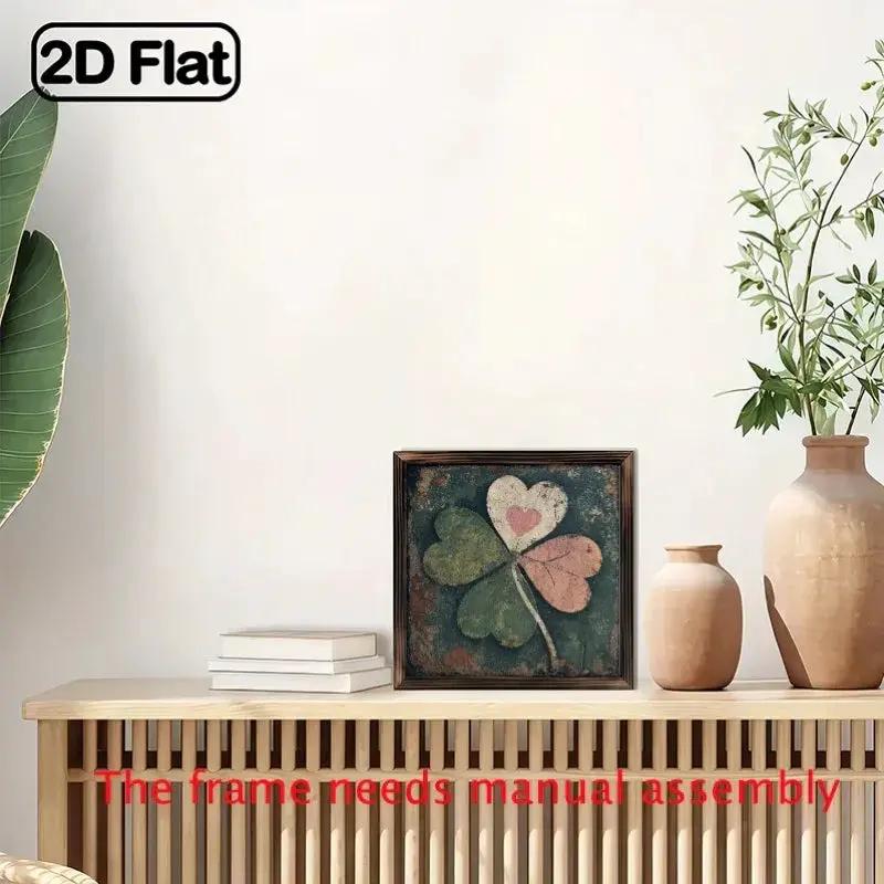 Wall Art - Vintage Wooden 8x8 Inch by House Of Avana