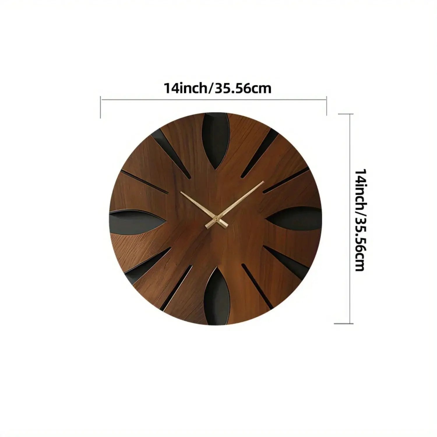 Wall Clock - Artistic Wooden Round by House Of Avana