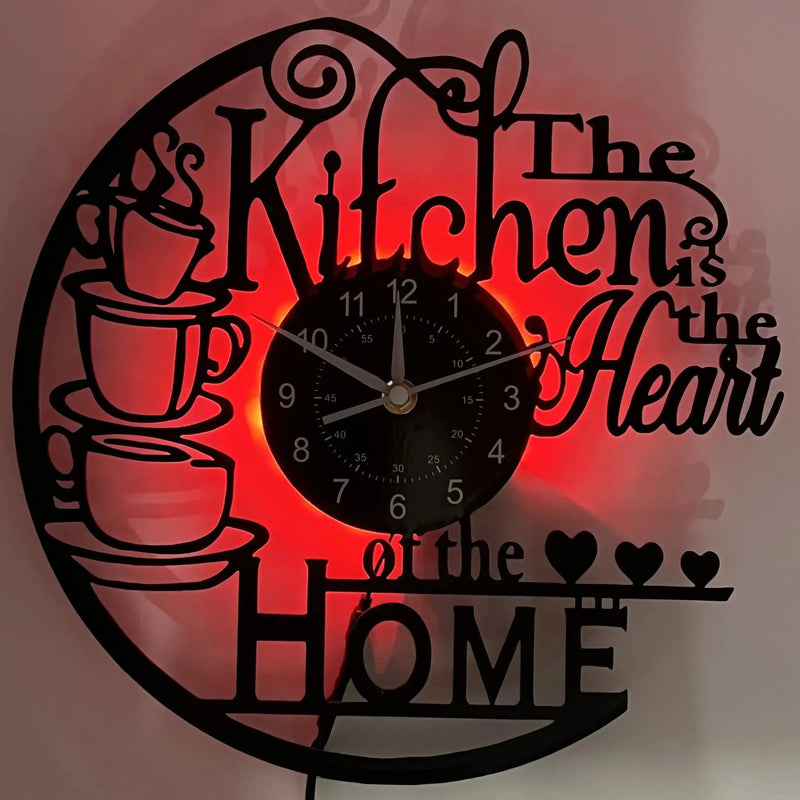 Wall Clock - Silent Black by House Of Avana