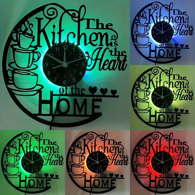 Wall Clock - Silent Black by House Of Avana