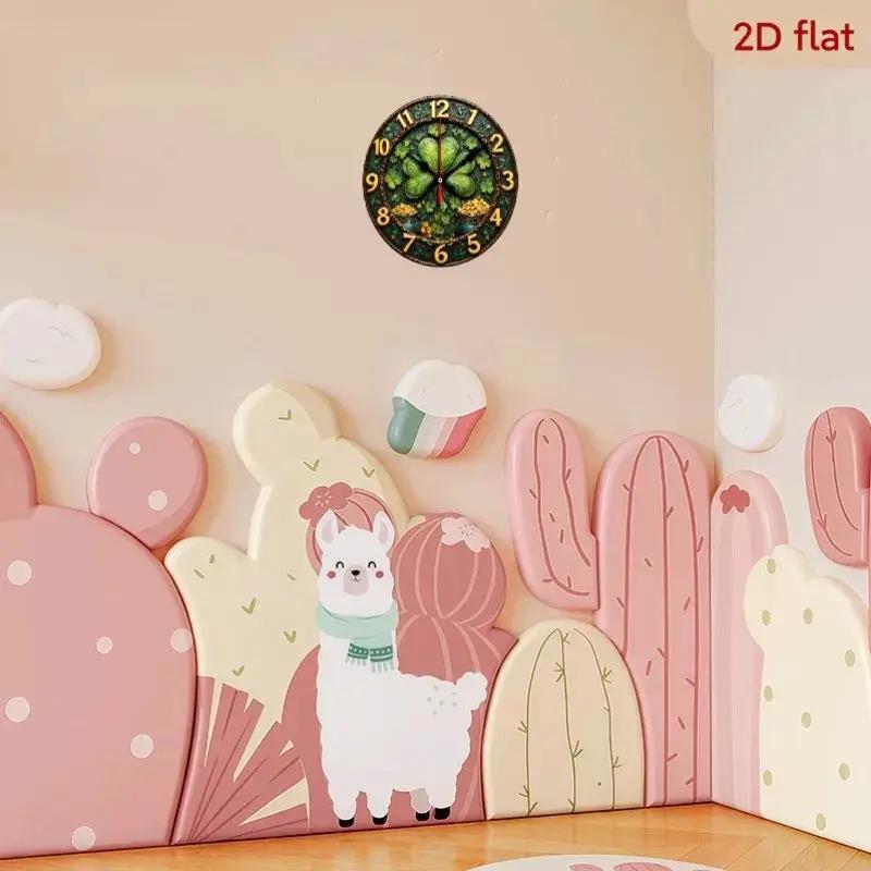 Wall Clock - Silent Wooden 10-Inch by House Of Avana