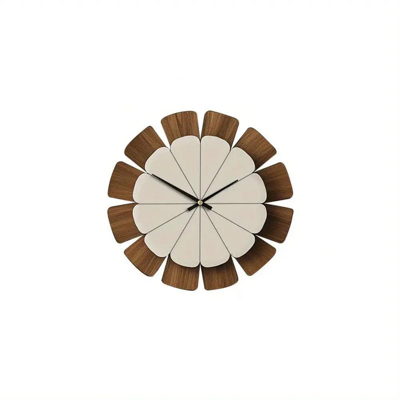 Wall Clock - Vintage Wooden 12 Inch by House Of Avana