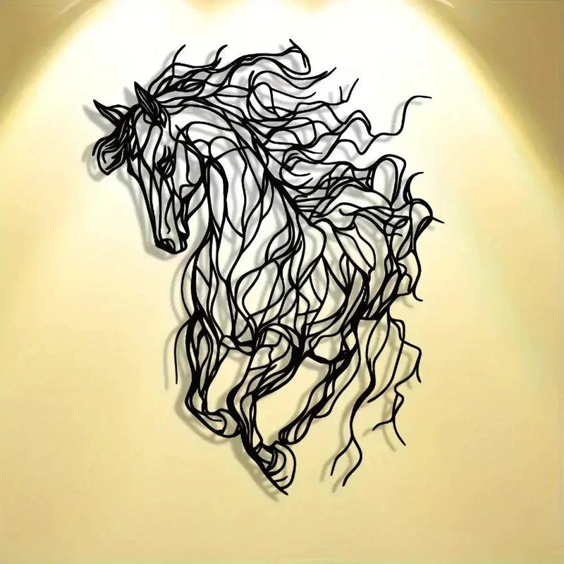 Wall Decor - Elegant Line Art Black by House Of Avana