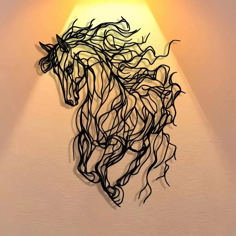 Wall Decor - Elegant Line Art Black by House Of Avana