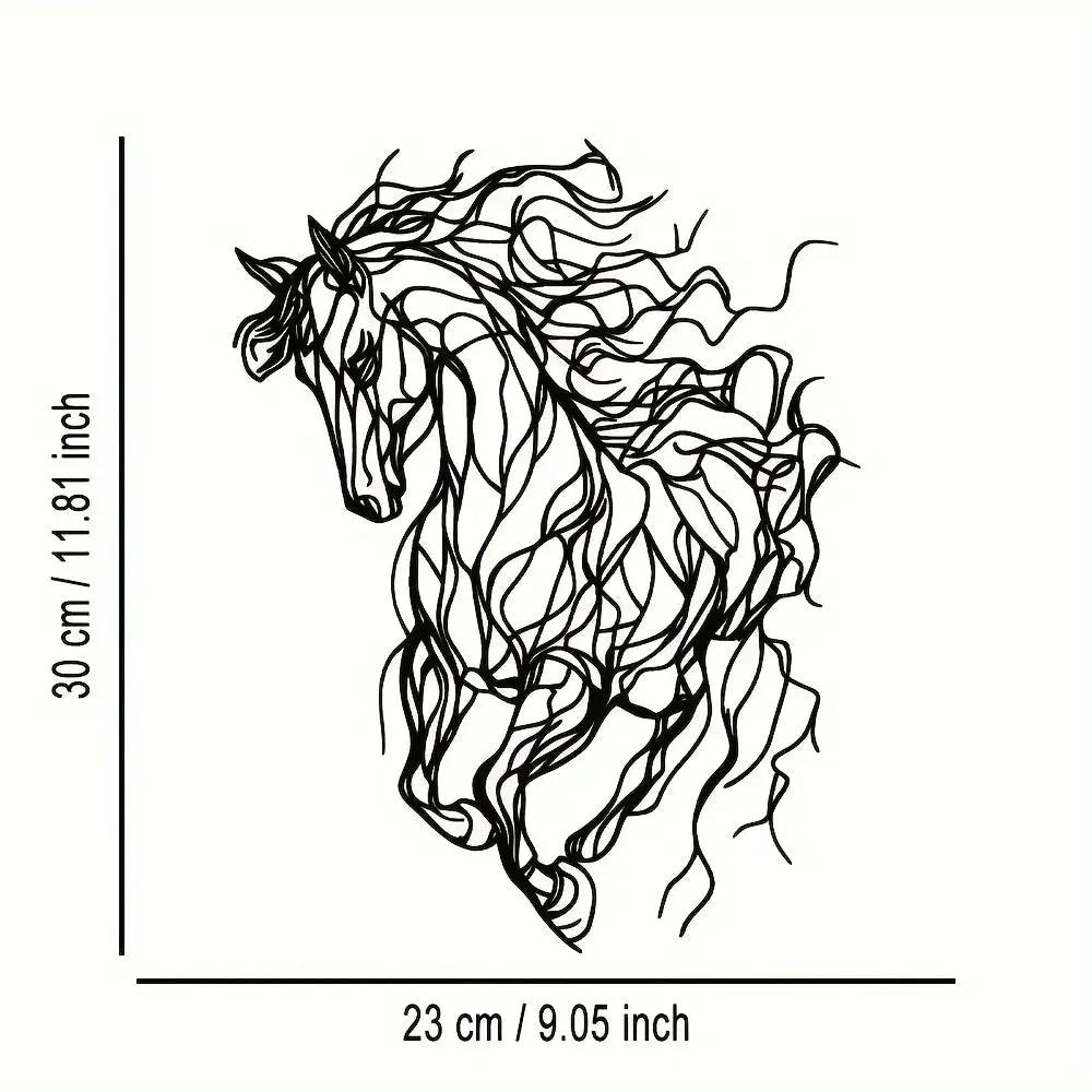 Wall Decor - Elegant Line Art Black by House Of Avana
