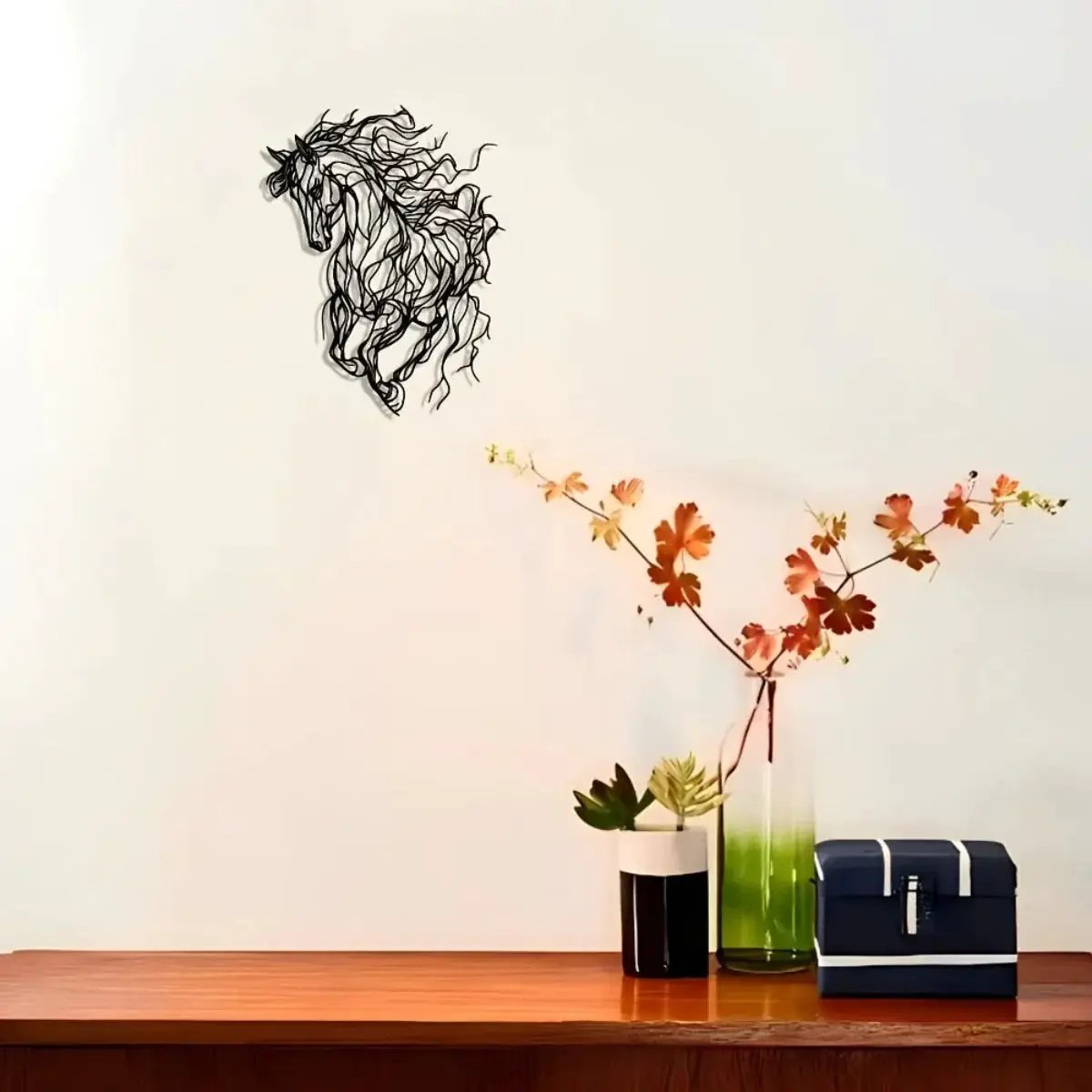 Wall Decor - Elegant Line Art Black by House Of Avana