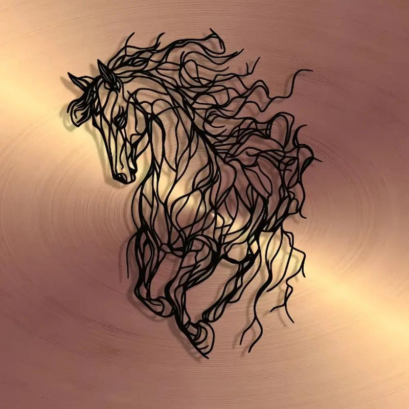 Wall Decor - Elegant Line Art Black by House Of Avana