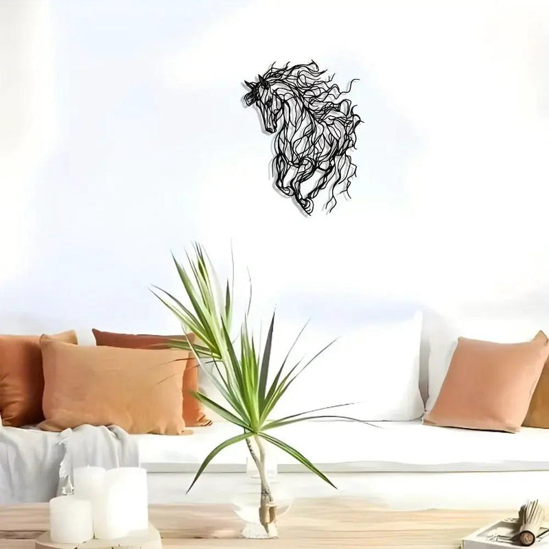 Wall Decor - Elegant Line Art Black by House Of Avana