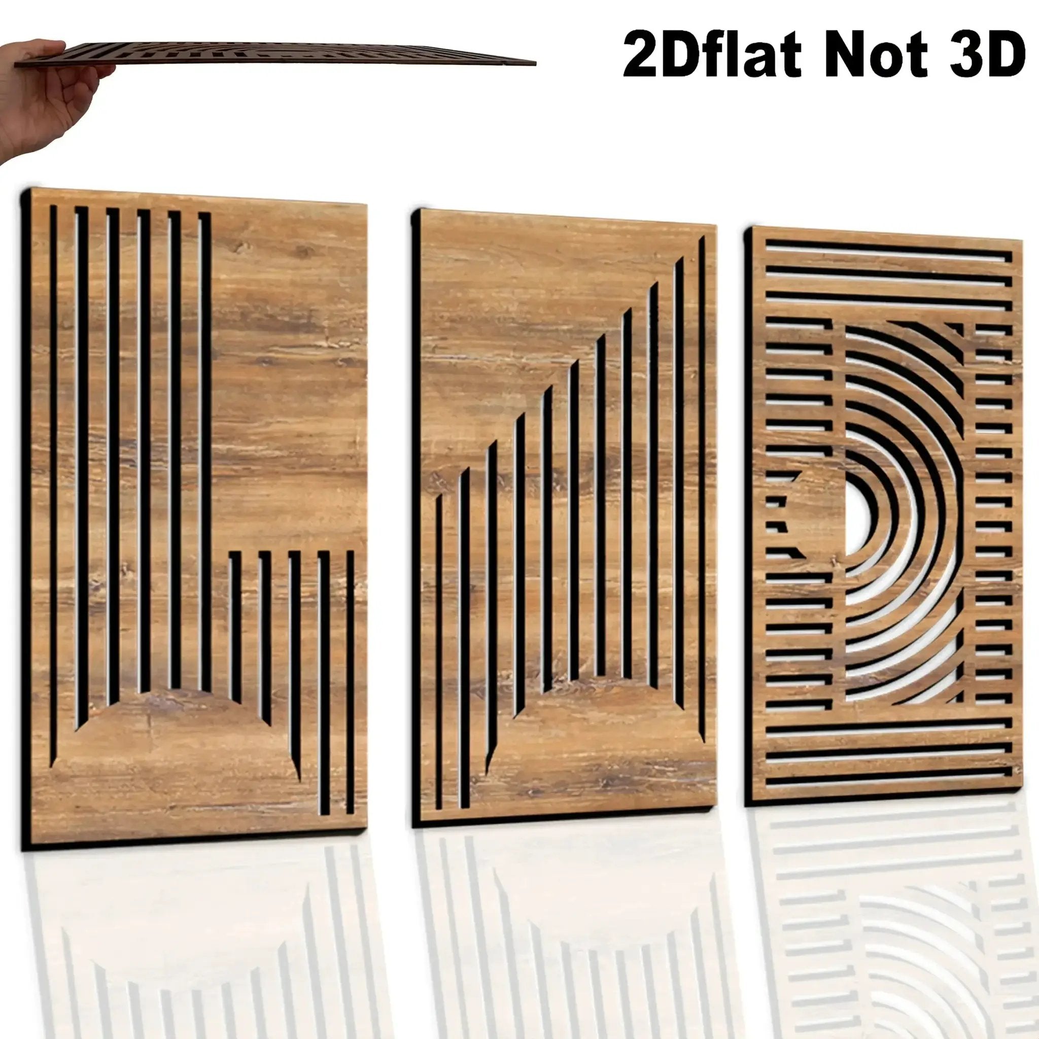Wall Decor - Geometric Wood Abstract by House Of Avana