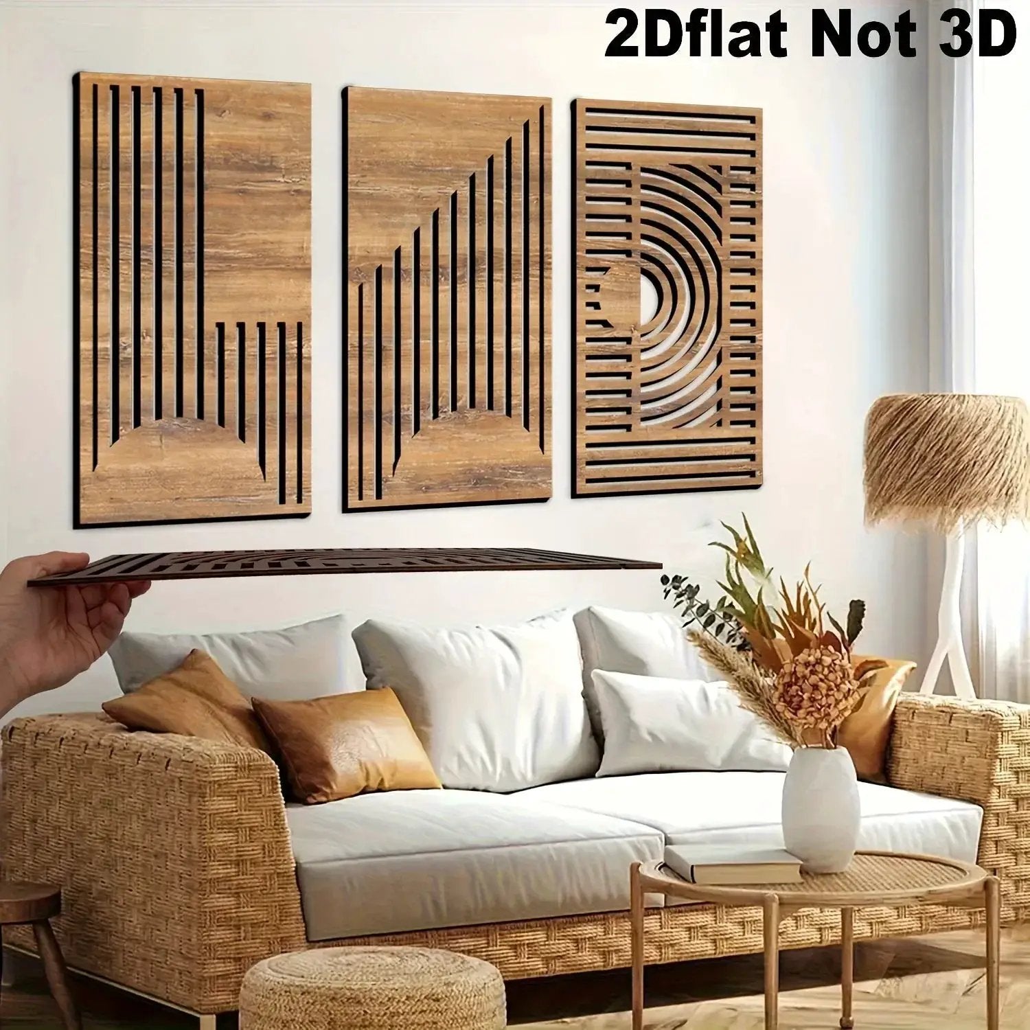 Wall Decor - Geometric Wood Abstract by House Of Avana