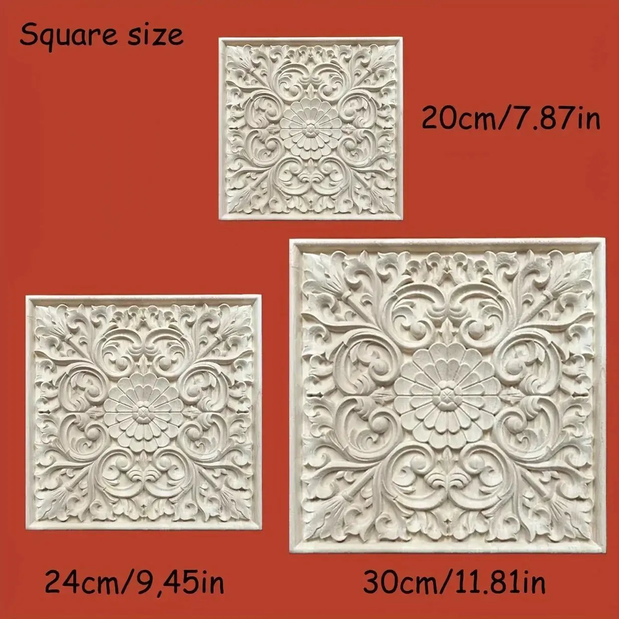 Wall Decor - Wooden Large Square by House Of Avana