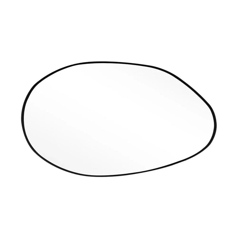 Wall Mirror - Asymmetrical Black 53x90cm by House Of Avana