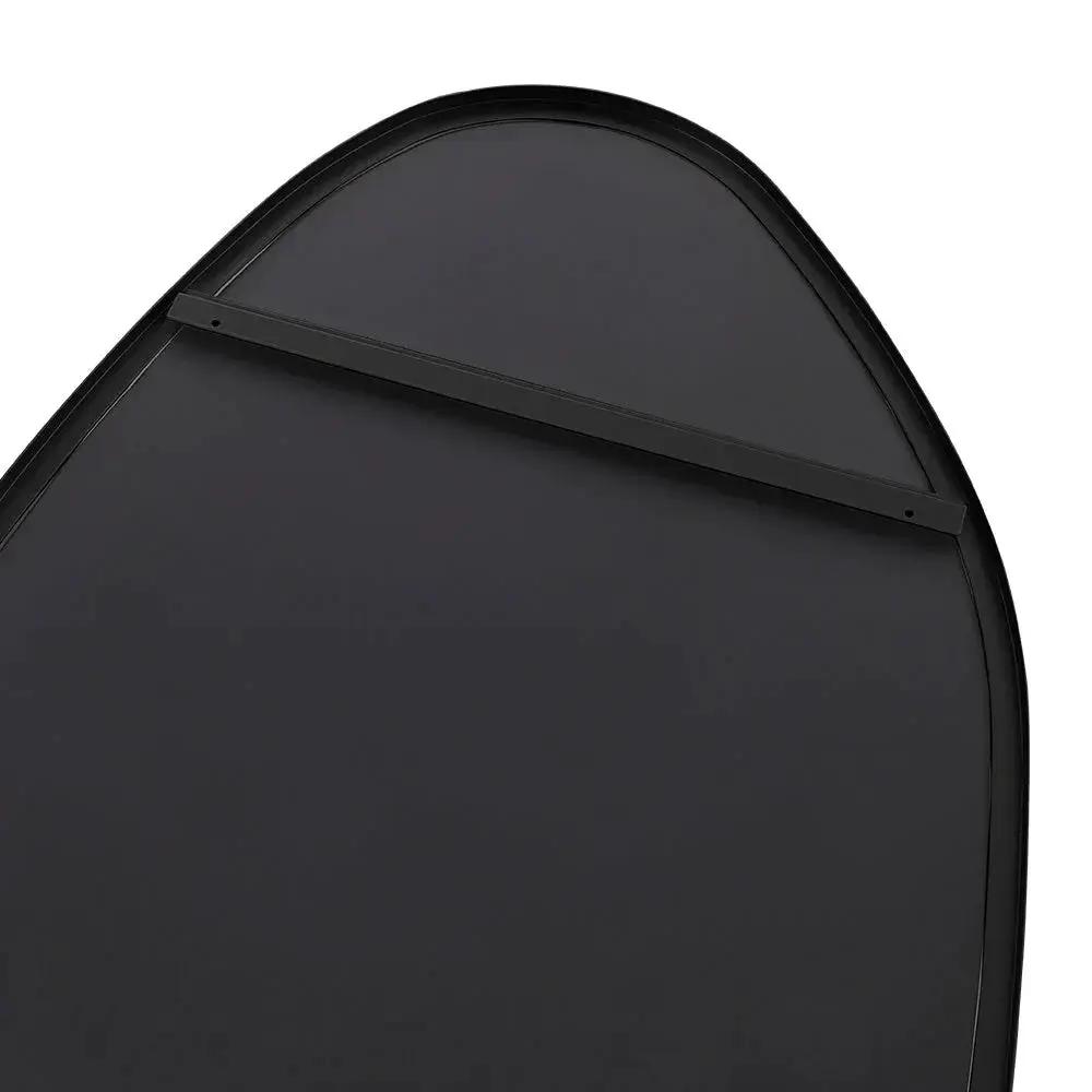Wall Mirror - Asymmetrical Black 53x90cm by House Of Avana