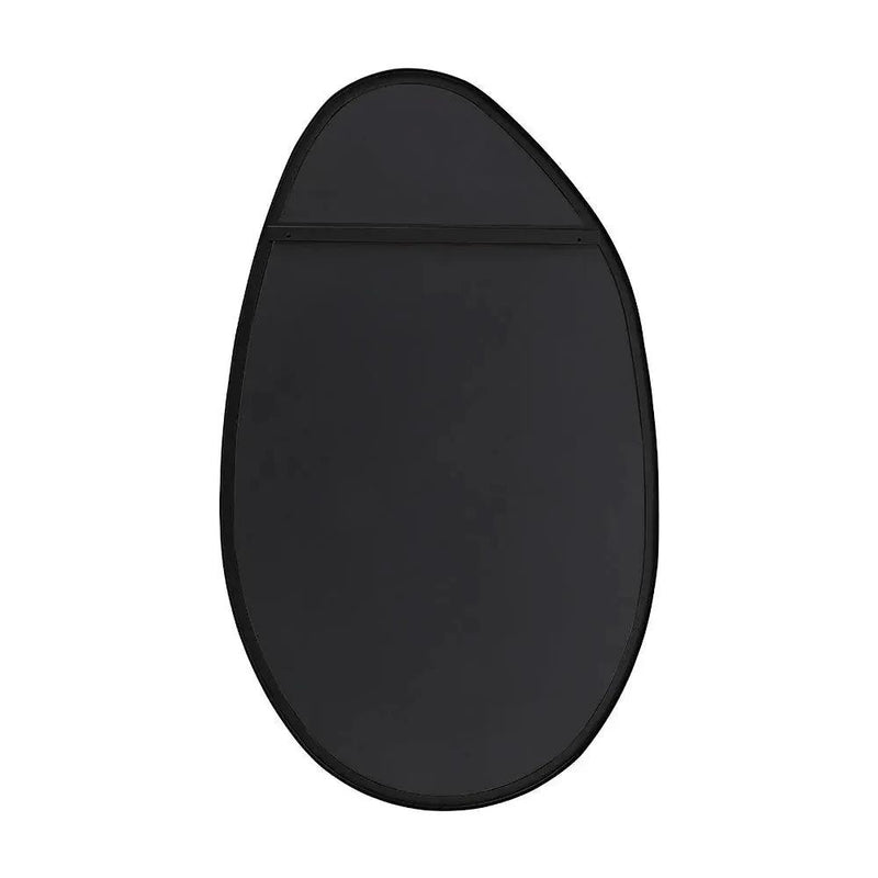 Wall Mirror - Asymmetrical Black 53x90cm by House Of Avana