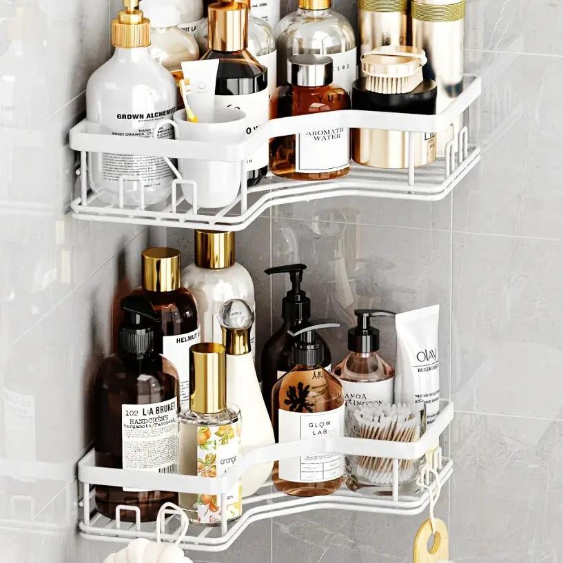 Wall Organizer - Handcrafted Metal Multiple Shelves by House Of Avana
