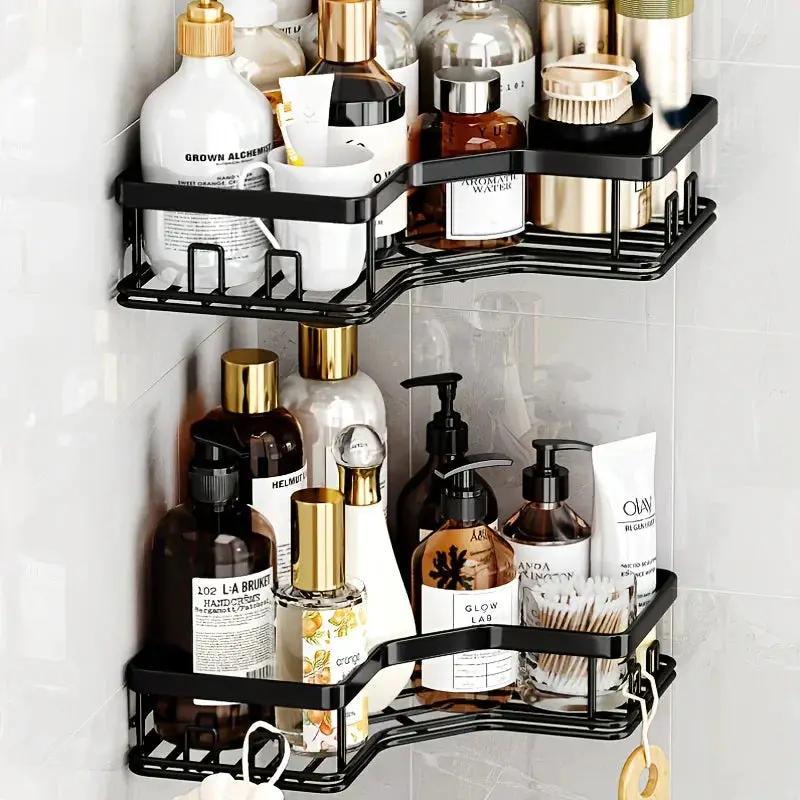 Wall Organizer - Handcrafted Metal Multiple Shelves by House Of Avana