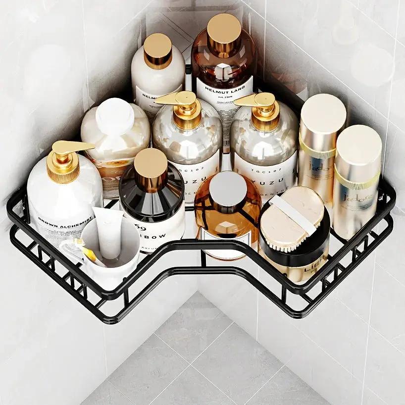Wall Organizer - Handcrafted Metal Multiple Shelves by House Of Avana