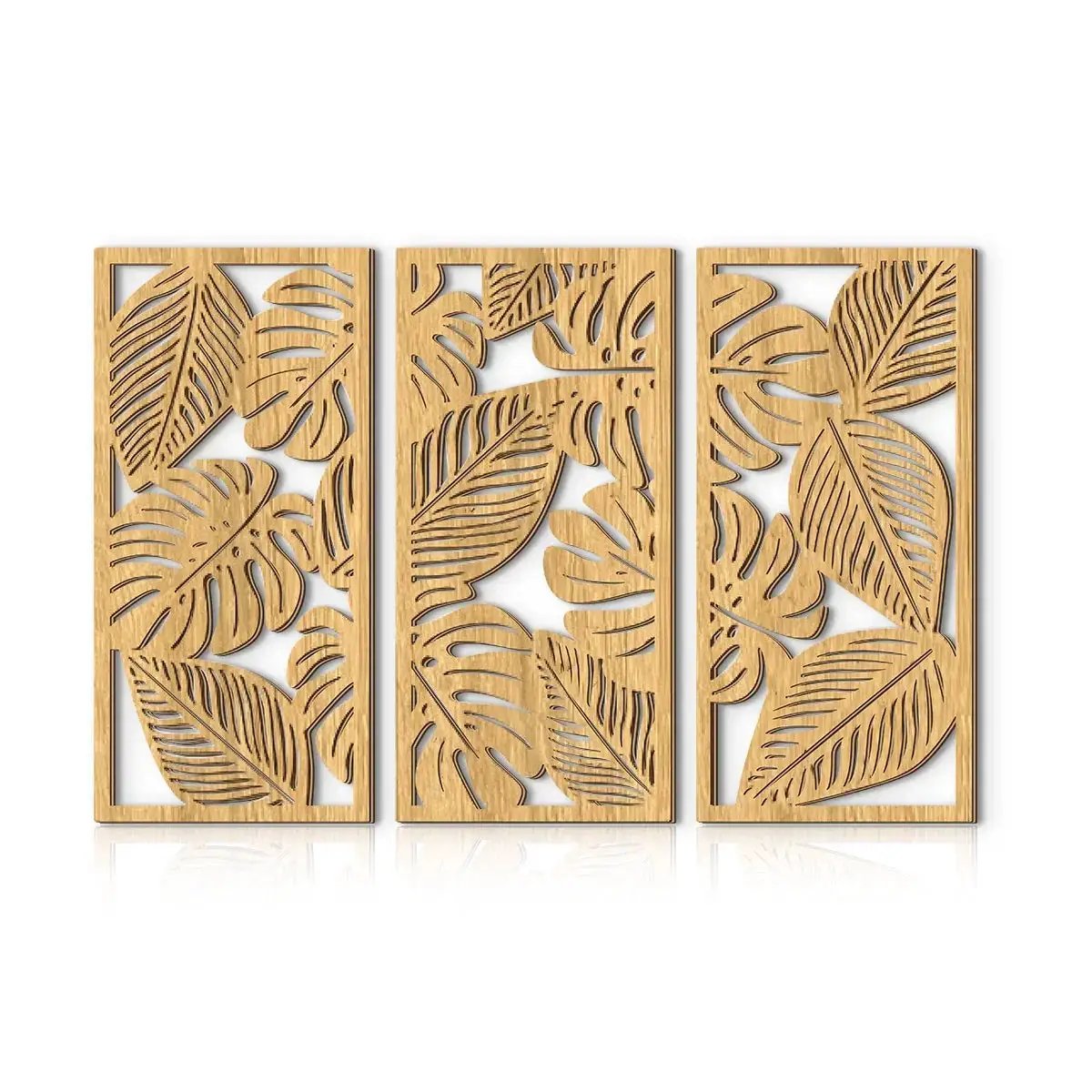 Wall Pediment - Nordic Light Wood by House Of Avana