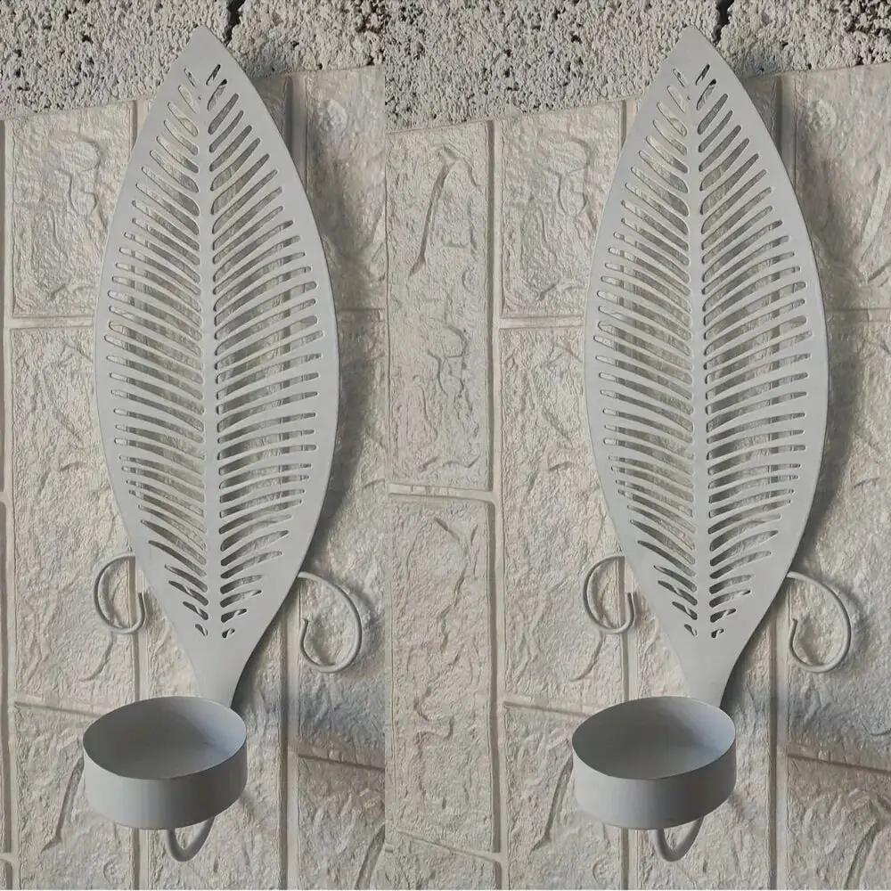 Wall Sconces - Golden Metal 2pcs by House Of Avana