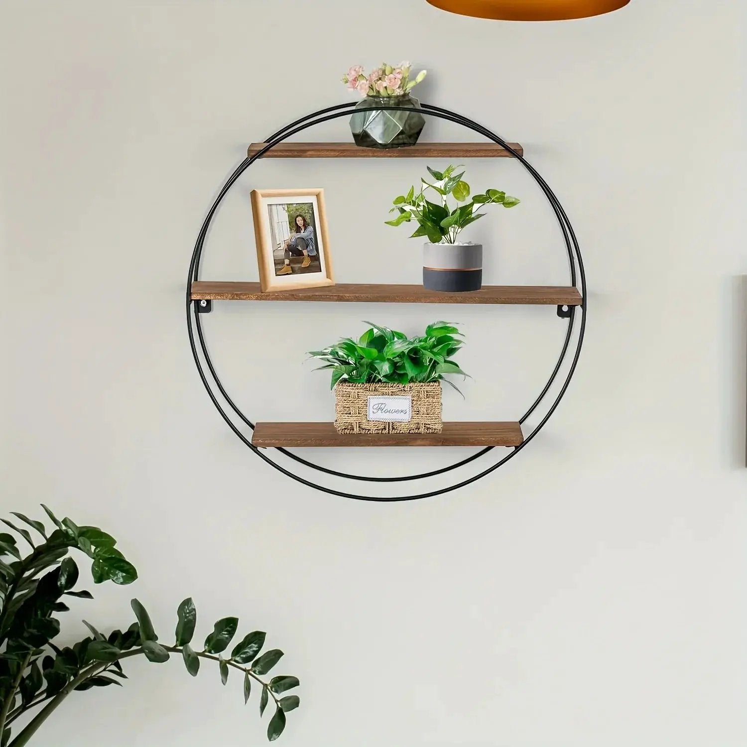 Wall Shelf - Floating Wood 3-Tier by House Of Avana