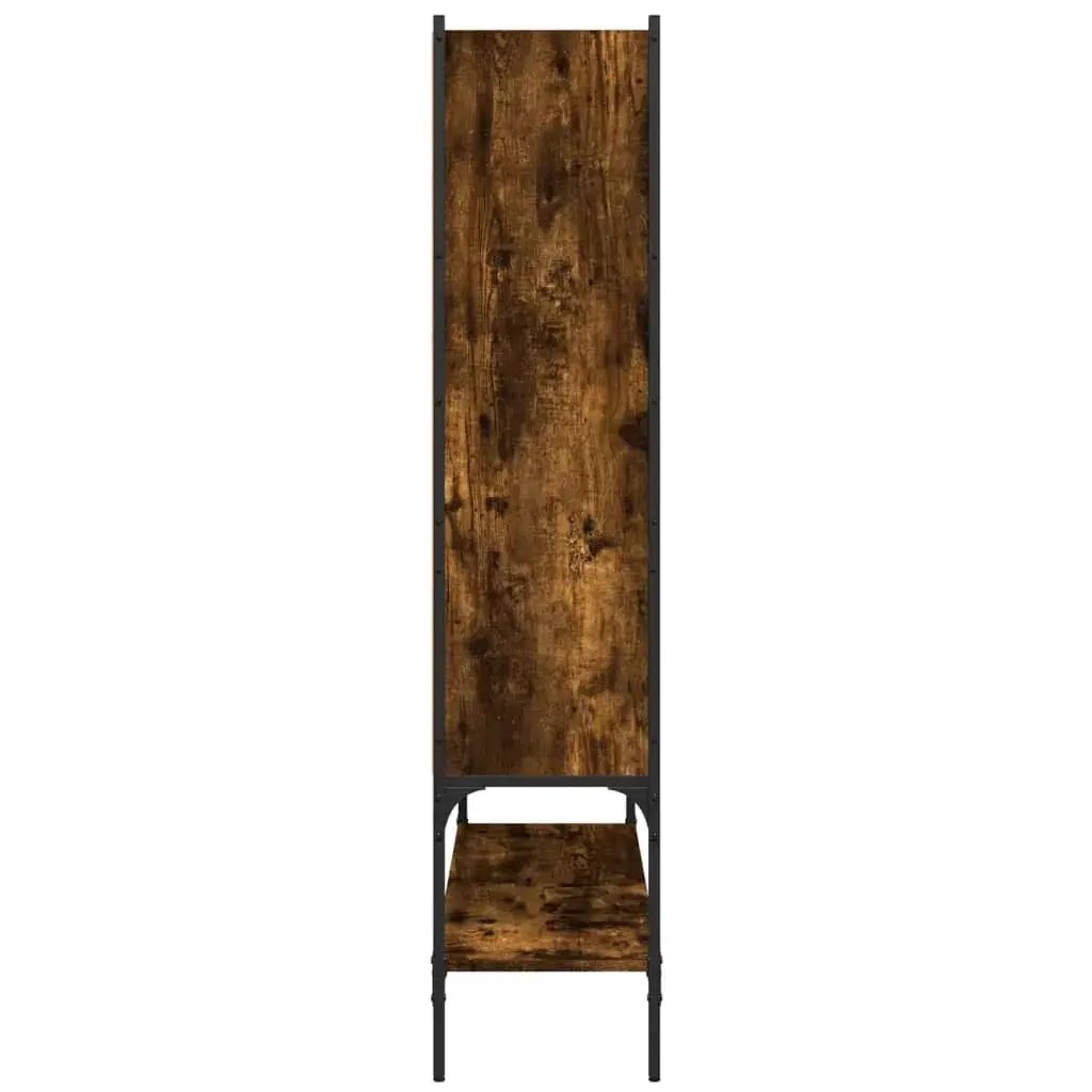Wall Shelf - Geometric Smoked Oak Wooden by House Of Avana