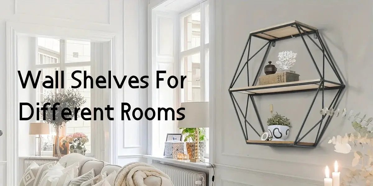 Wall Shelves - Floating Wood Hexagon by House Of Avana