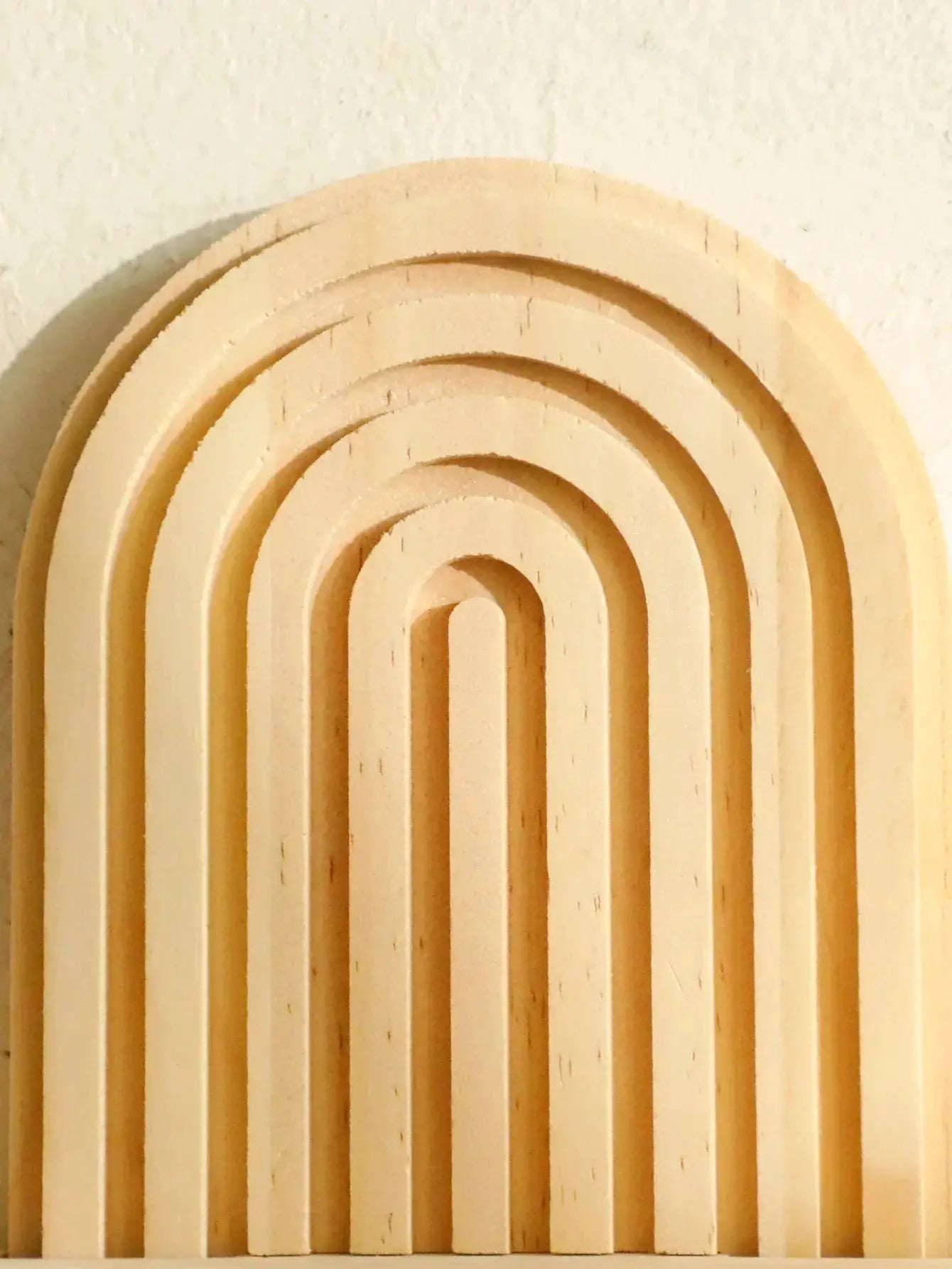 Wall Shelves - Geometric Wooden Natural by House Of Avana