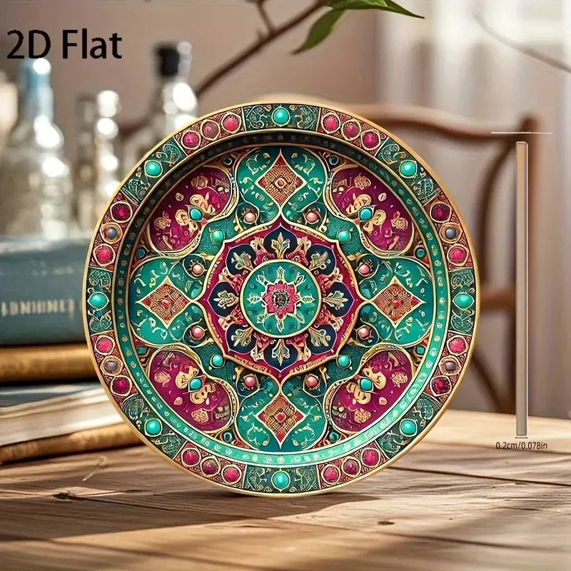Wall Sign - Moroccan Wooden Round by House Of Avana