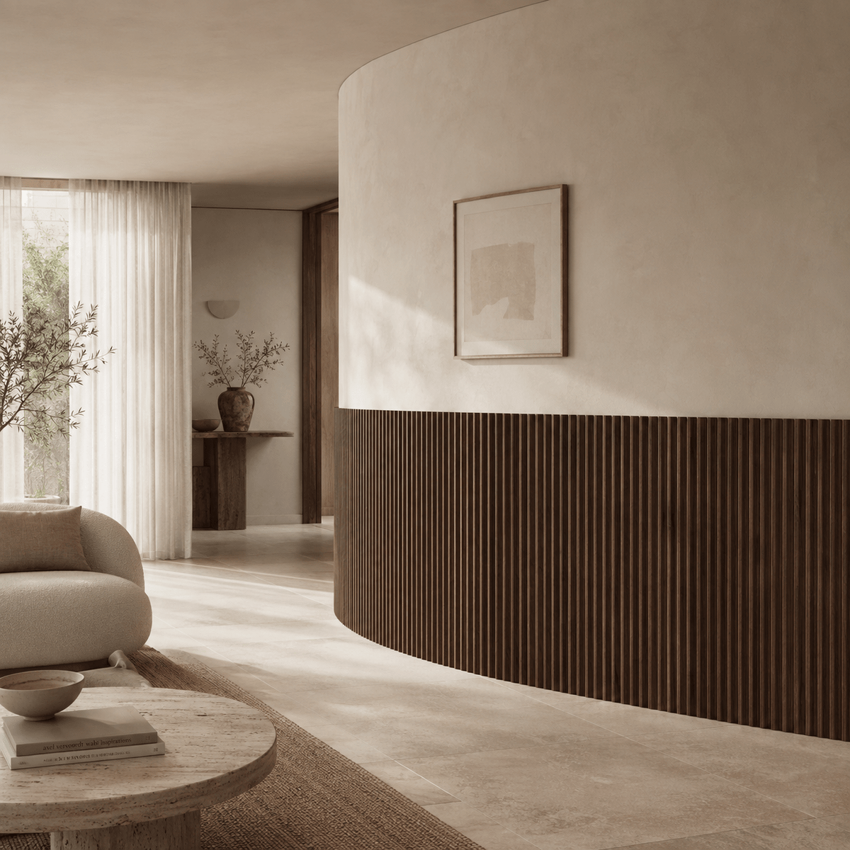 Zigzag Flexible Tambour Wood Panels, photo 5 of 28