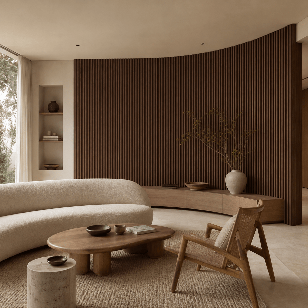 Zigzag Flexible Tambour Wood Panels, photo 13 of 28