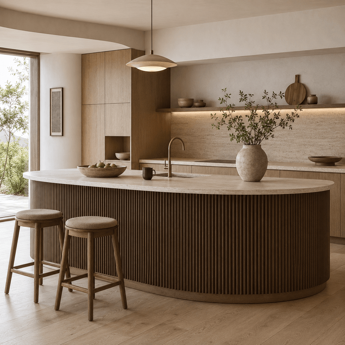 Zigzag Flexible Tambour Wood Panels, photo 6 of 28