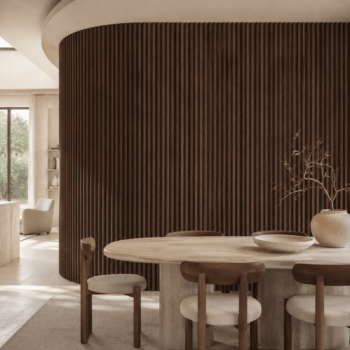 Zigzag Flexible Tambour Wood Panels, photo 14 of 28