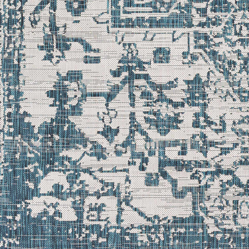 Teal Kilmacolm Indoor & Outdoor Area Rug - Clearance by Boutique Rugs