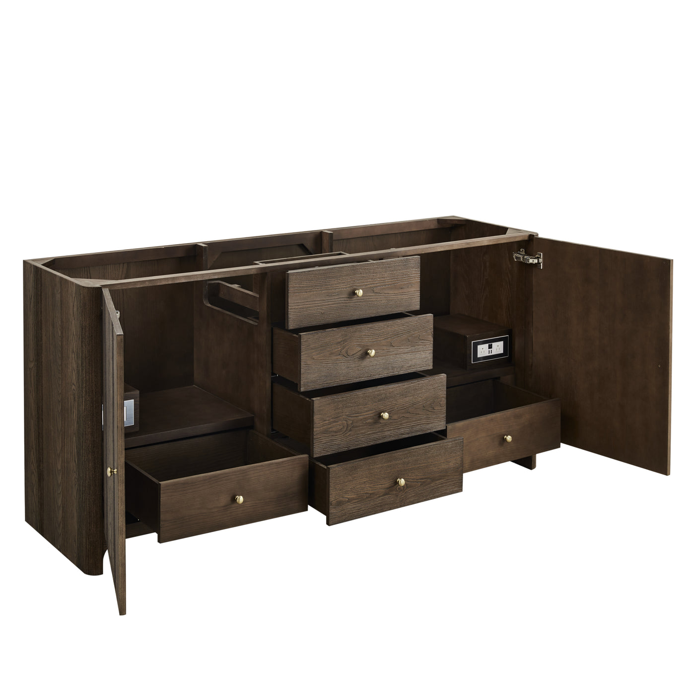 James Martin Gracyn 72" Double Bathroom Vanity, Sable, view 10