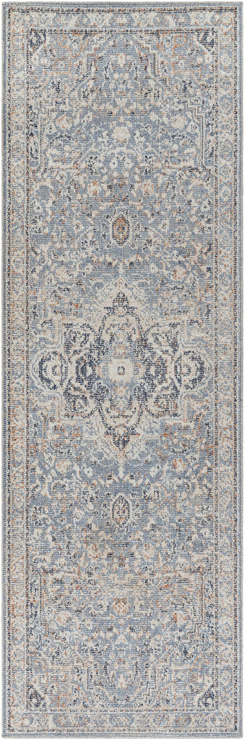 Buguey Cream&Blue Area Rug - Clearance by Boutique Rugs
