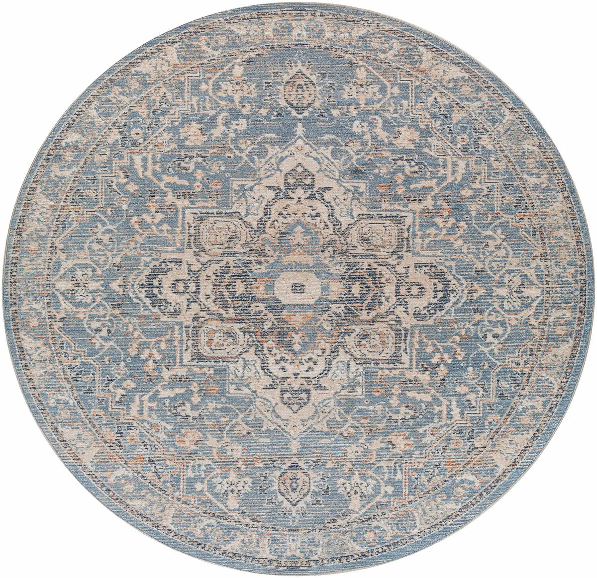 Buguey Cream&Blue Area Rug - Clearance, photo 11 of 12