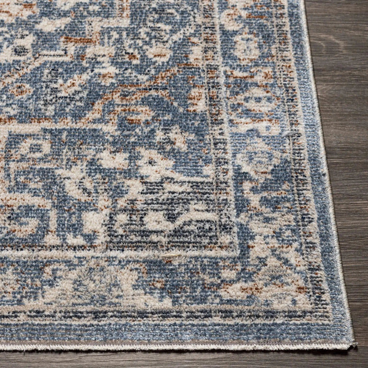 Buguey Cream&Blue Area Rug - Clearance, photo 4 of 12