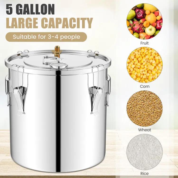 5/10 Gal 22/38 L Water Alcohol Distiller for DIY Whisky, photo 6 of 9