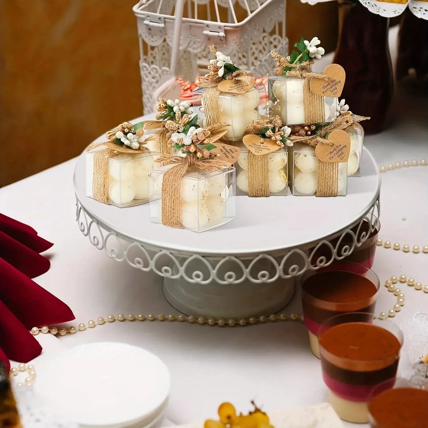 Wax Mini Bubble Candles, 30 Sets, Small Layered by House Of Avana