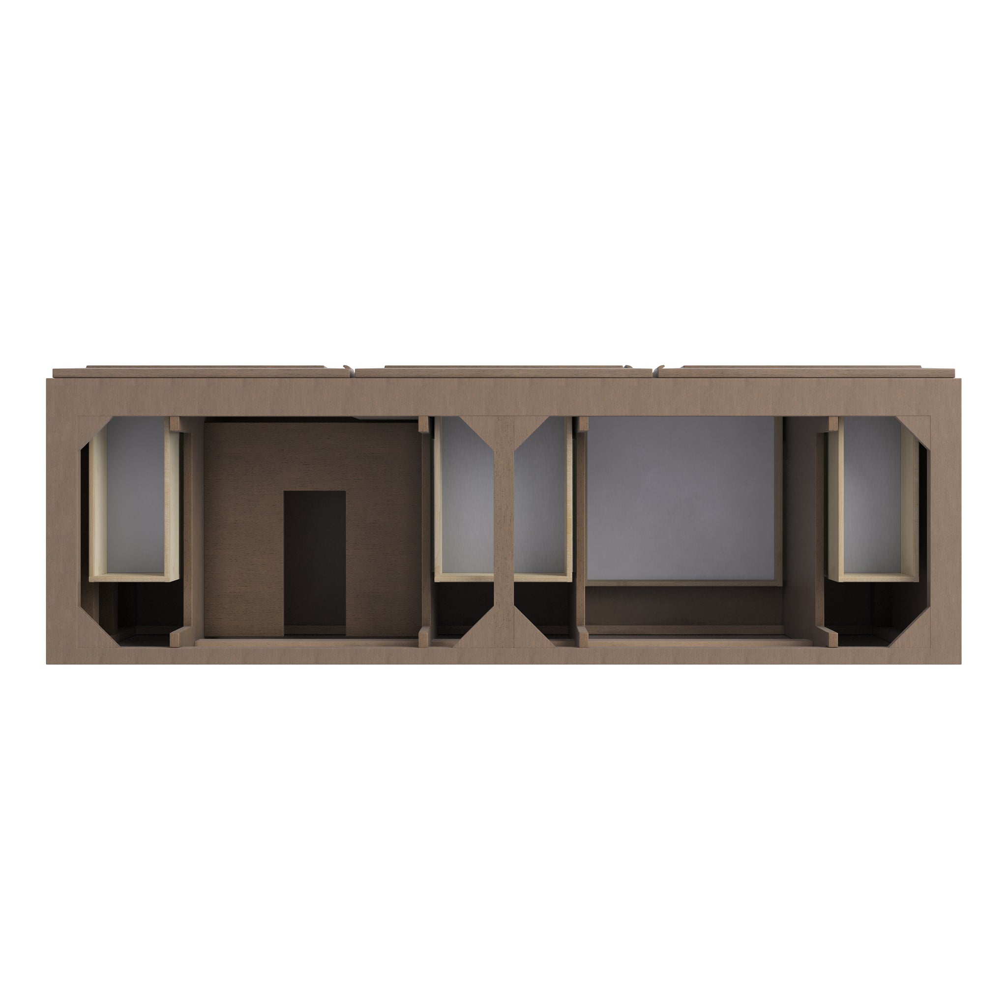 James Martin Portland 72" Double Bathroom Vanity, Whitewashed Walnut, view 21