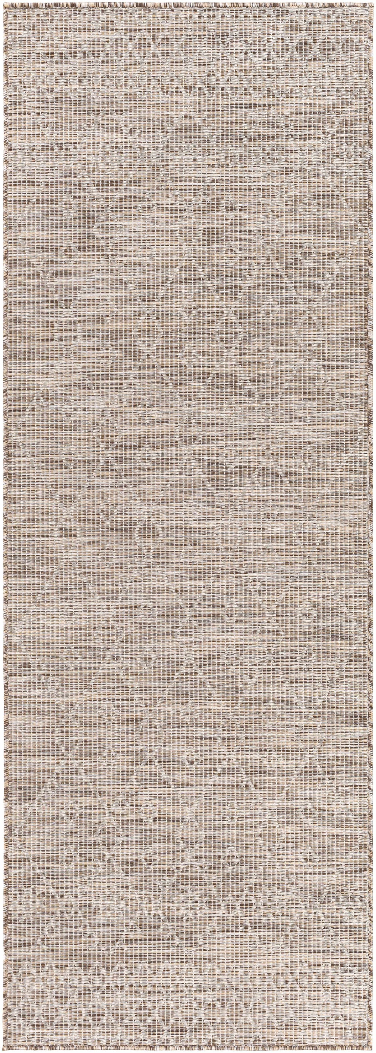 Lorena Beige Flatweave Trellis Outdoor Rug - Clearance, photo 3 of 10