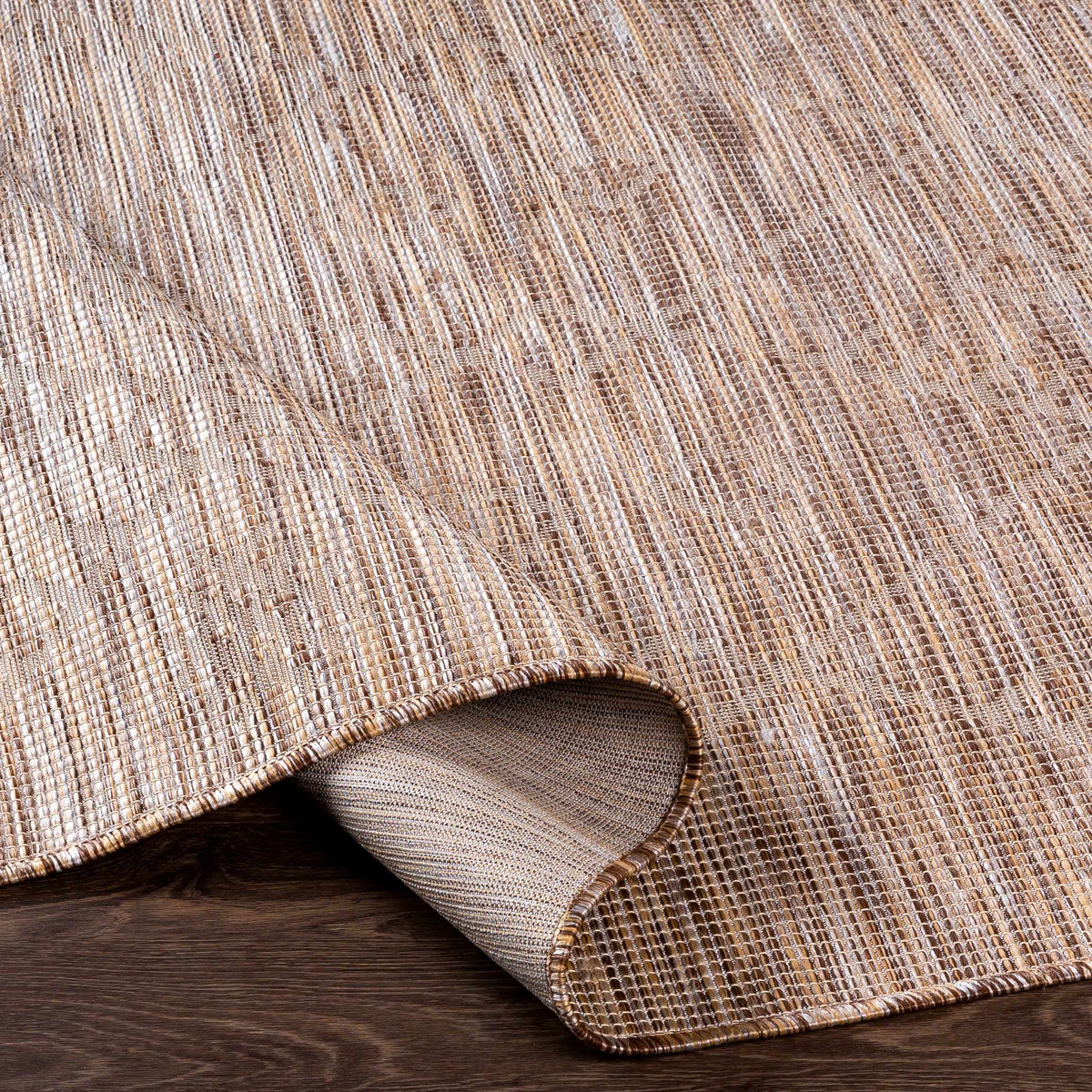 Lorena Beige Flatweave Trellis Outdoor Rug - Clearance, photo 6 of 10