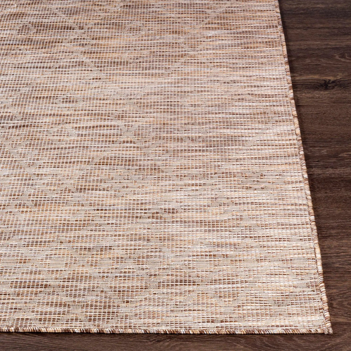Lorena Beige Flatweave Trellis Outdoor Rug - Clearance, photo 8 of 10