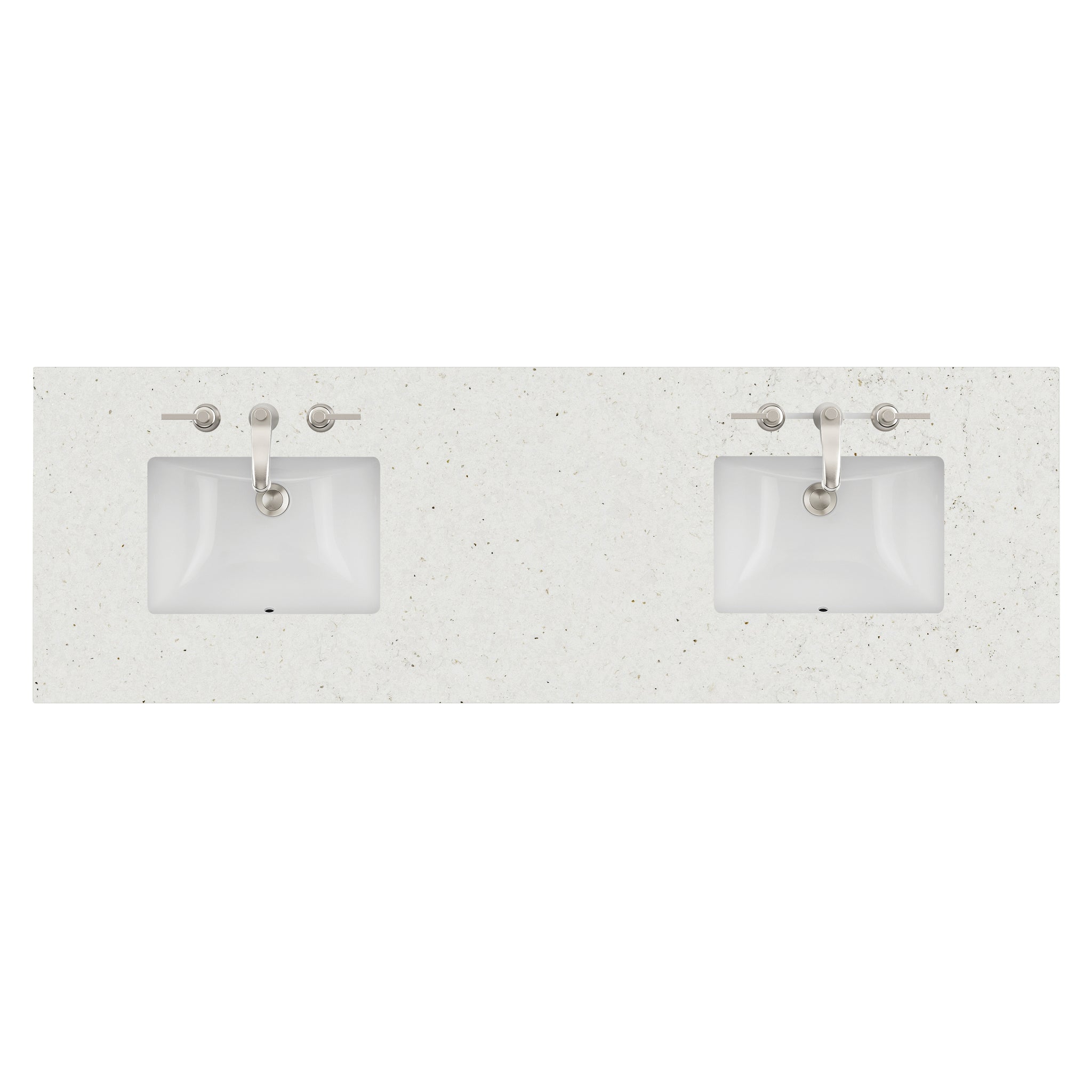 James Martin 72" Double Vanity Top with Eternal Marfil countertop