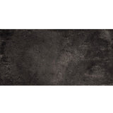 Weathered Black Matte Concrete Look Porcelain Tiles 12x24