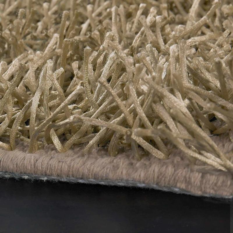 Browder Solid Beige Shag Area Rug - Clearance by Boutique Rugs